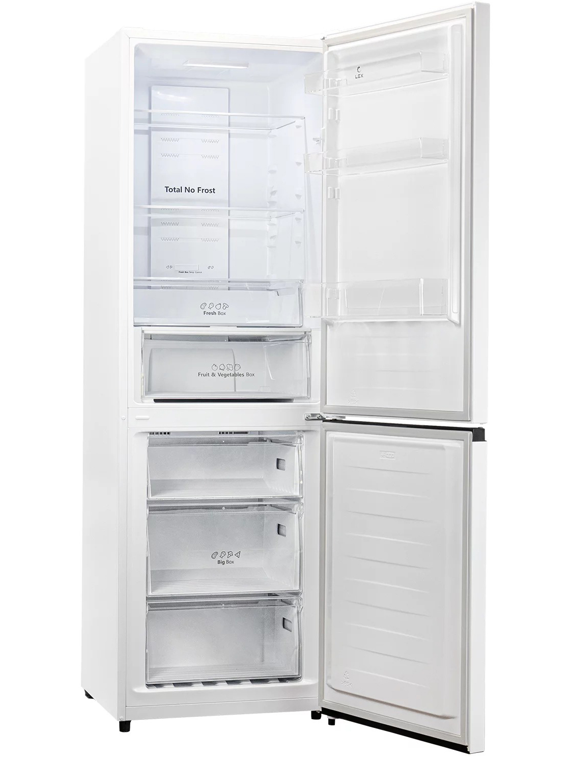 8192052 Холодильник с морозильником   LEX RFS 204 NF WH белый STDN-0048259 - Вид №3