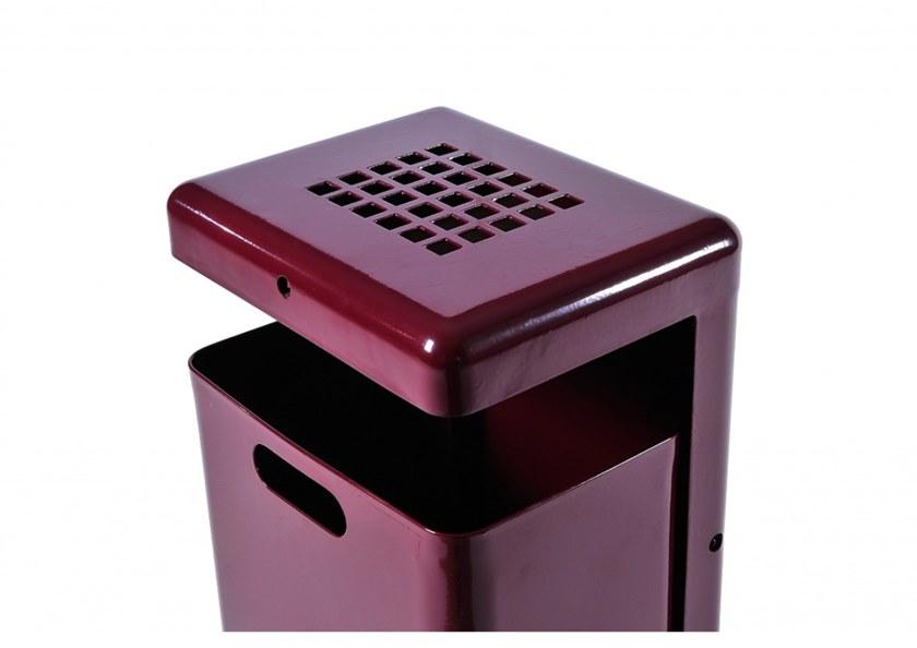 Euroform W Урна металлическая с крышкой и пепельницей  270  - Вид №2