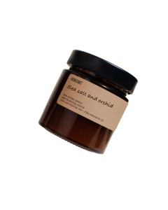 90346745 Свеча ароматическая в банке аромат Sea salt and orchid Свечи в коричневых банках 200 мл STLM-0194613 NOMKAMO