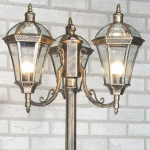 Садово-парковый светильник Elektrostandard Capella 4690389012266 ELEKTROSTANDARD ФОНАРЬ 268790 Золотой