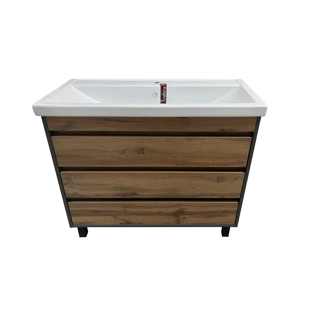 Тумба Santreyd Wood TWN100 для ванной с тремя ящиками, 100 см 88695640 STLM-0985263 - Вид №2