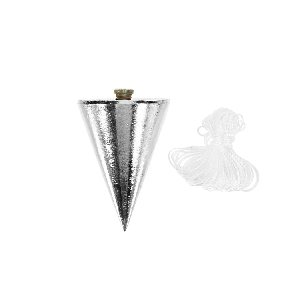 Отвес строительный Matrix конус 400 г, шнур 5 м STLM-2127235 - Вид №1