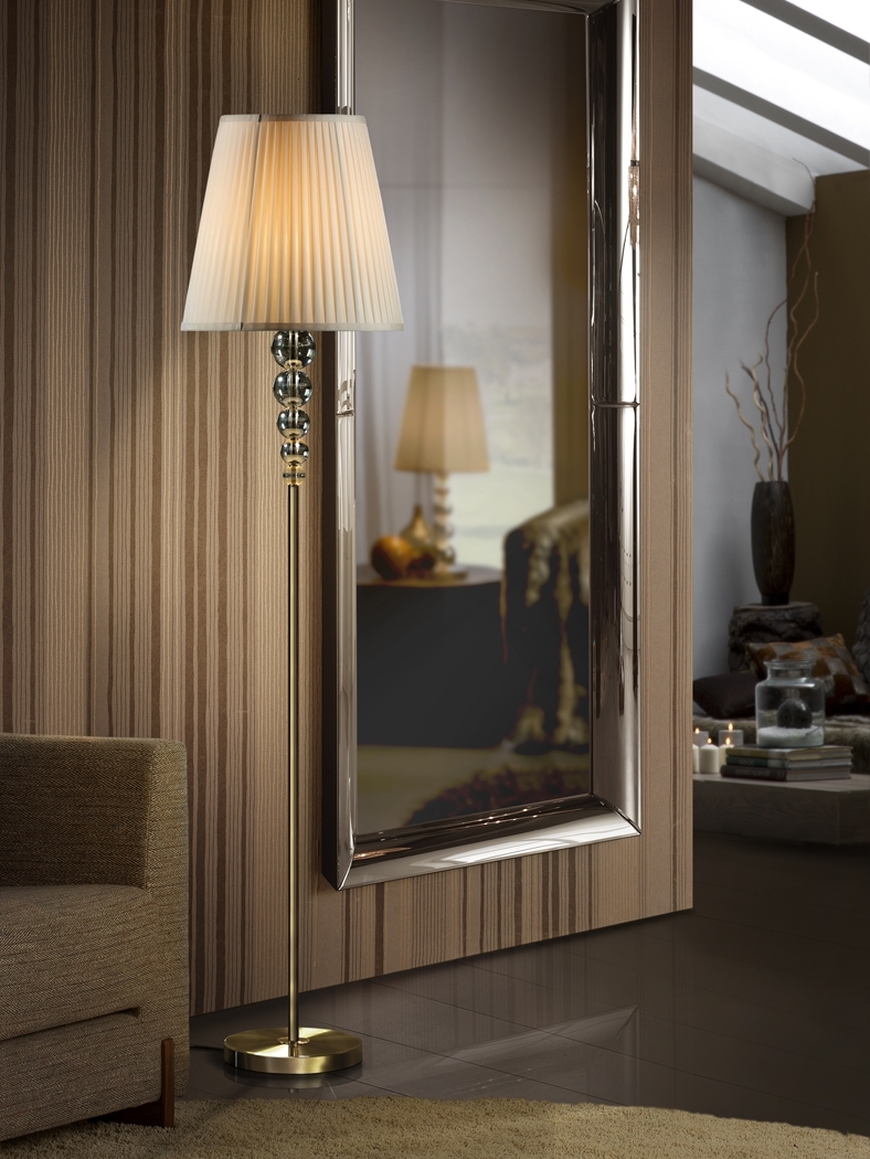 072011 Торшер цвет шампанского Schuller Mercury - Вид №1