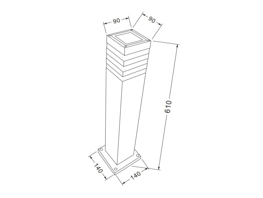 Алюминиевый световой столб Maytoni Unter den Linden ARCH-00152106 - Вид №10