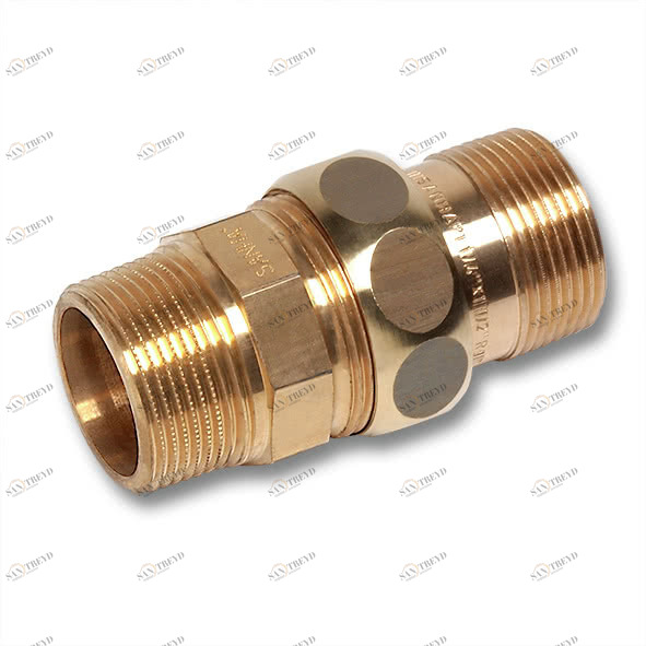 2221112R SANHA 221 сгон НР-НР, латунь, самоуплотняющийся 11/2 мм 