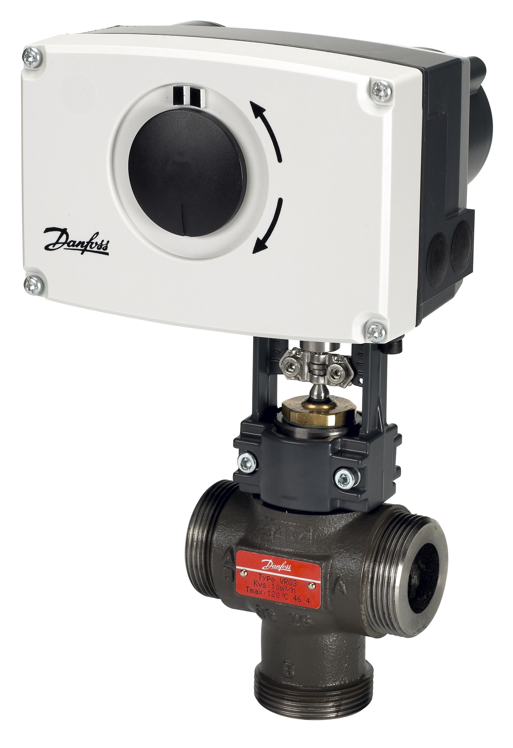 Danfoss Редукторные электроприводы с трехпозиционным управлением AMV 435 Эл.привод имп., 230В пер. тока 082H0163  - Вид №56