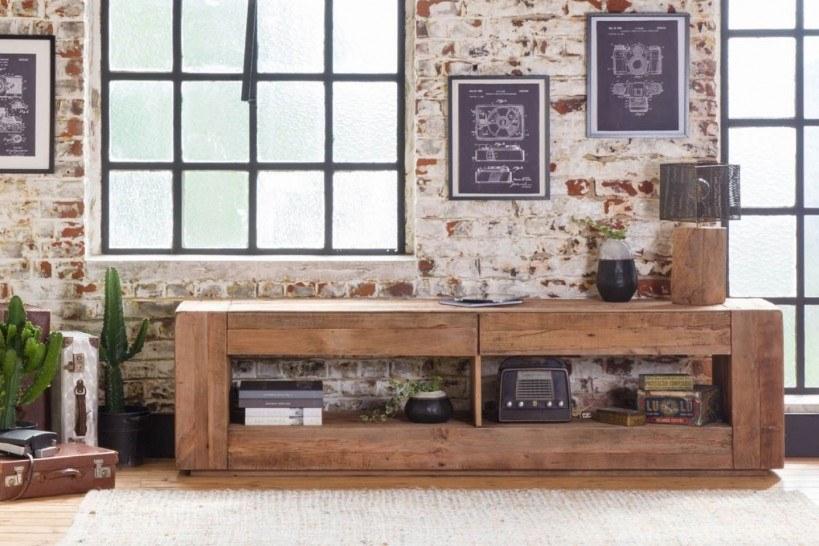 Arrediorg.it® Тумба под телевизор из массива дерева Woodside Ah707 tv cabinet  - Вид №2