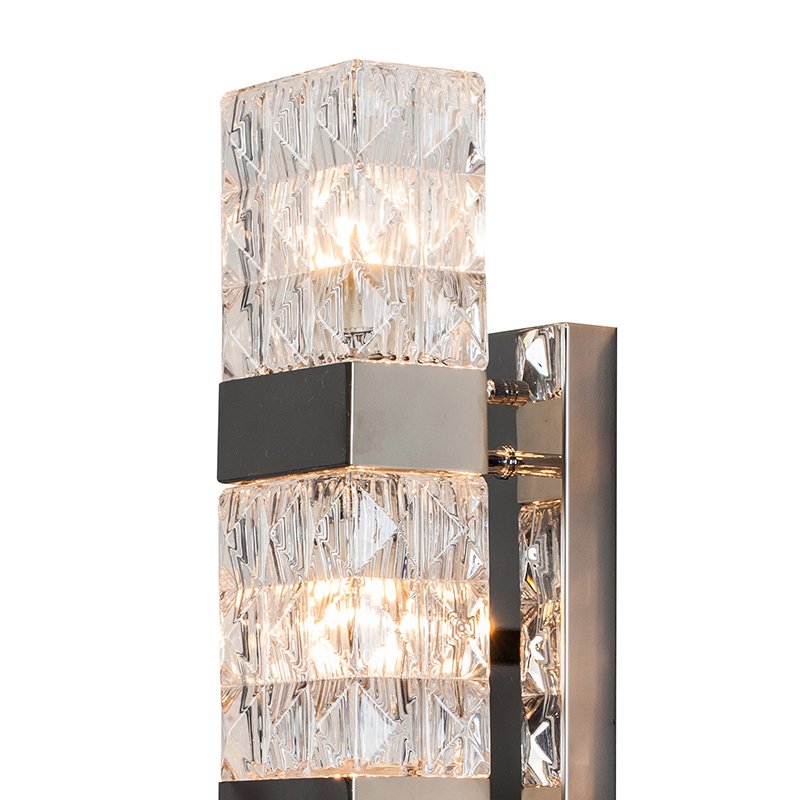 Светильник настенный серебристый Delight Collection BRWL7034-3 Chrome DELIGHT COLLECTION  00-3882895 Серебро  - Вид №1