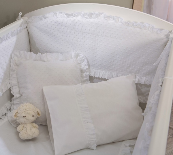 Колыбель детская белая 70х130 см Baby Cotton CILEK BABY COTTON 00-3832175 Белый Santreyd  - Вид №4
