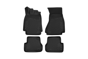 16082238 Коврики в салон Audi A6, 2012-, 3D, 4 шт. ЕLEMENT3D0423210k ELEMENT