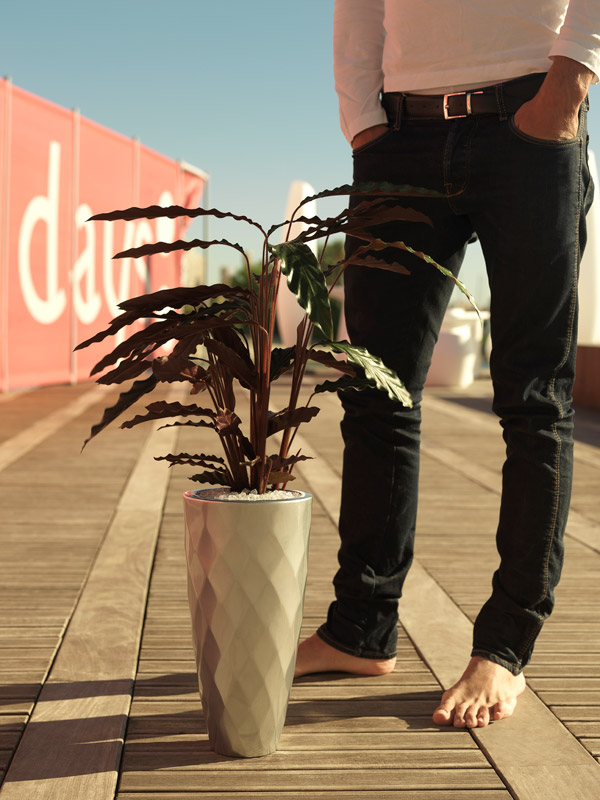 073127 Кашпо Nano матовое LED 28см Vondom Vases - Вид №3