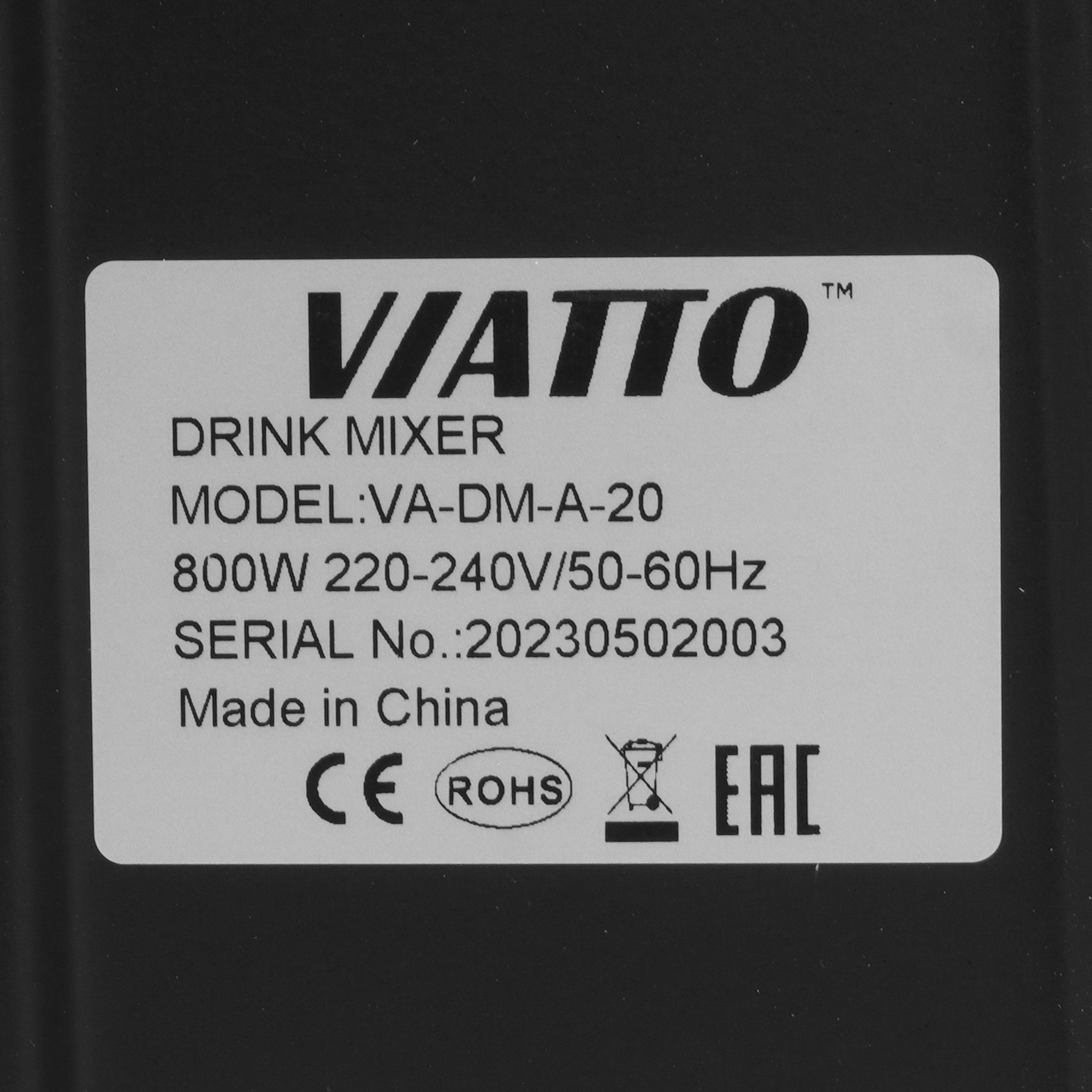 9126334 Миксер Viatto VA-DM-A-20 серебристый STDN-0031492 - Вид №4