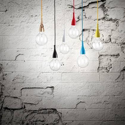 Подвесной светильник Ideal Lux Minimal SP1 Azzurro IDEAL LUX MINIMAL 071636 Синий - Вид №1