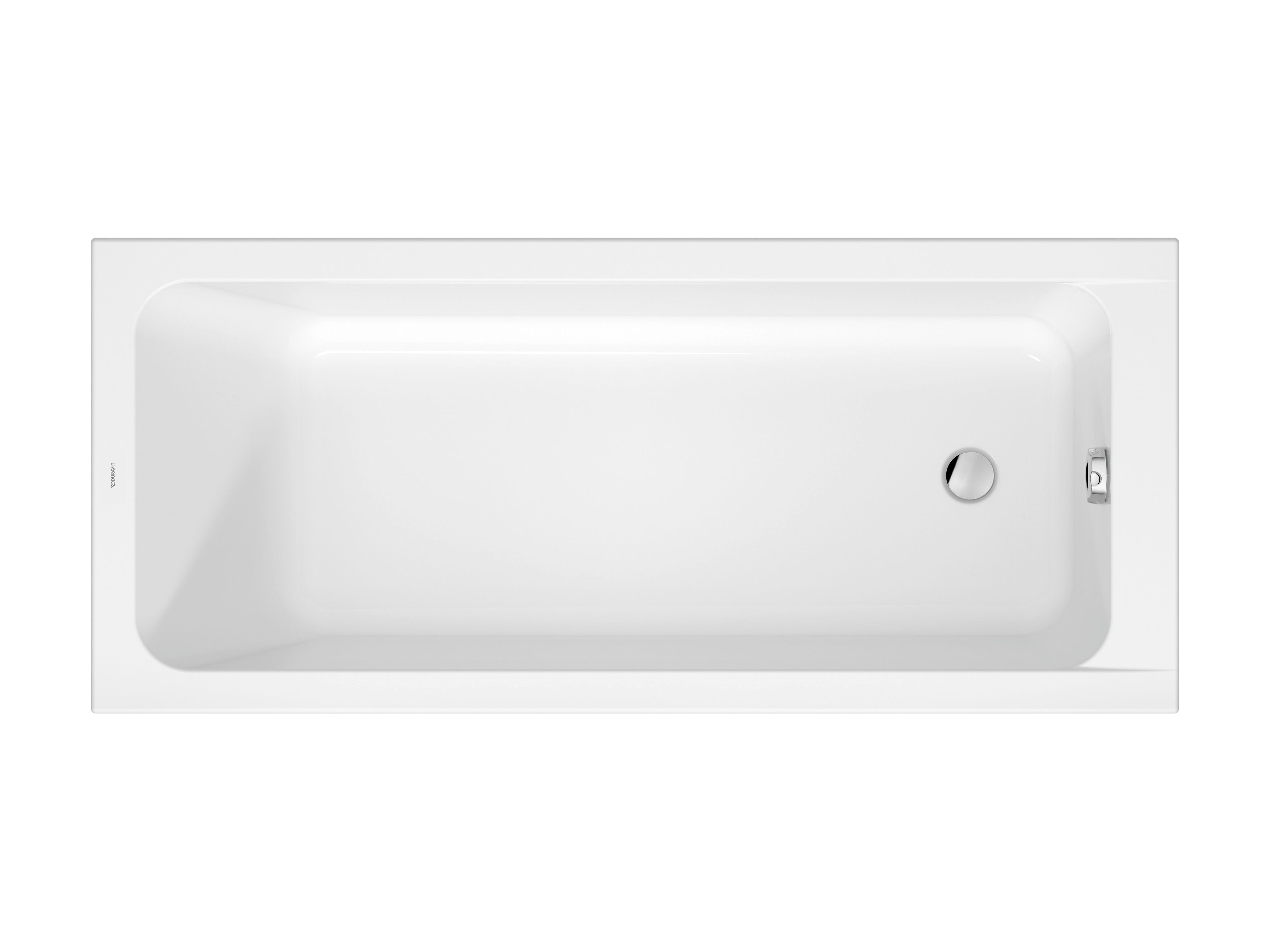 Утопленная керамическая прямоугольная ванна Duravit D-Code ARCH-00080534