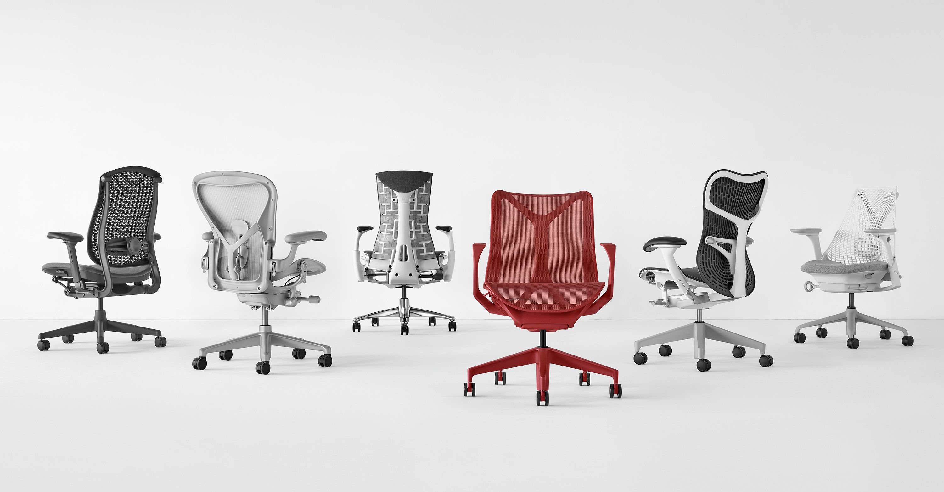 Triflex полимер поворотный эргономичный офисный стул Herman Miller Mirra 2 ARCH-00071795 - Вид №34