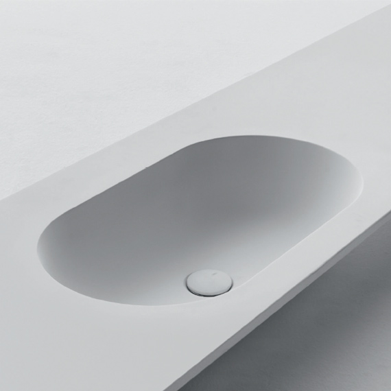 Oval Интегрированные столешницы с умывальником Falper 