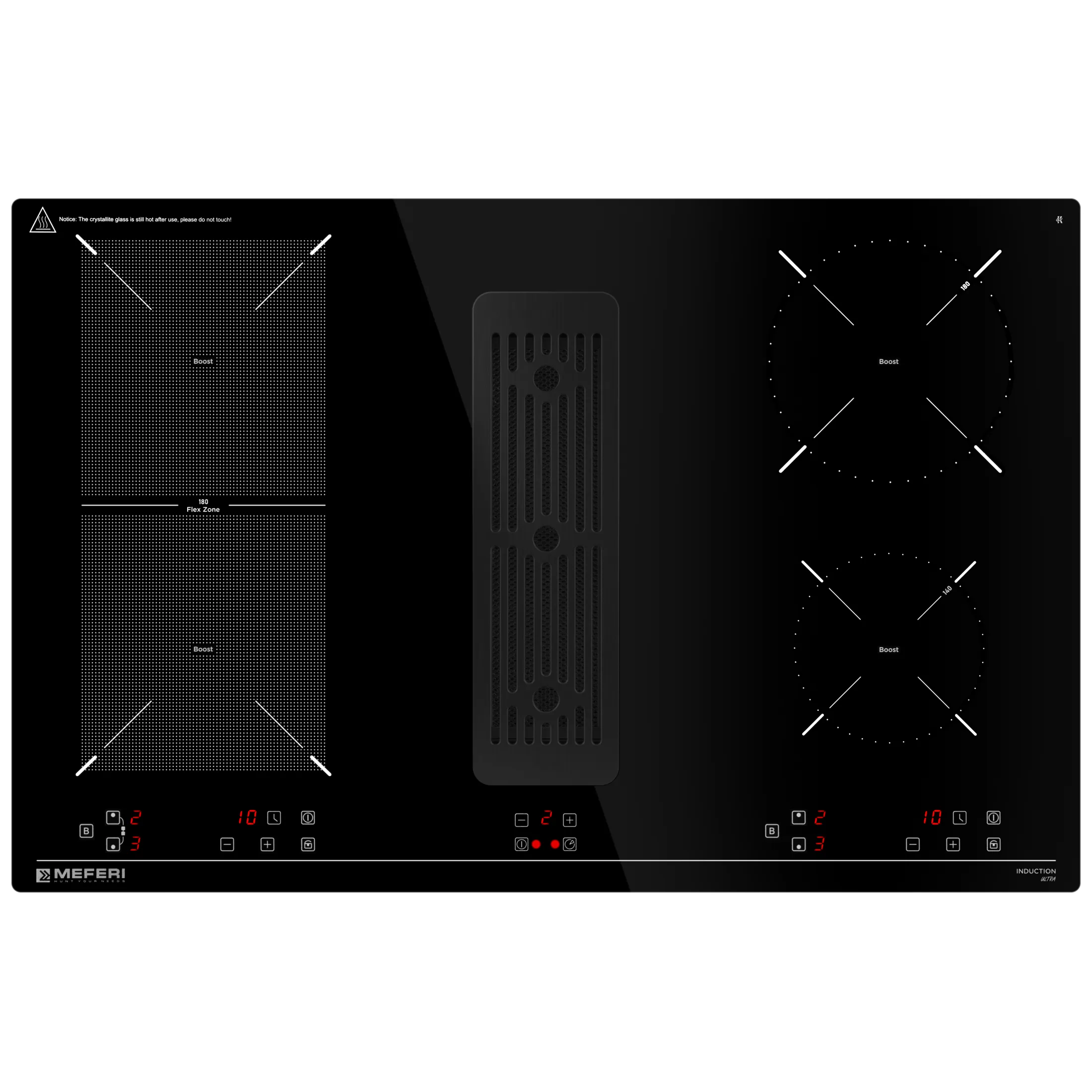 9168788 Индукционная варочная поверхность Meferi XSMART35IX ULTRA STDN-0001599