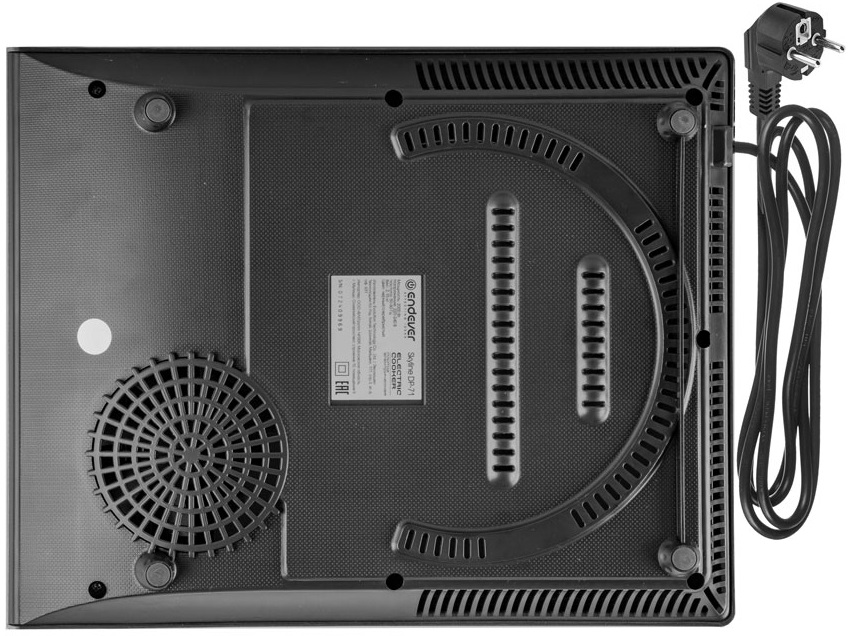 9229140 Плита компактная электрическая Endever Skyline DP-71 черный STDN-0044599 - Вид №3