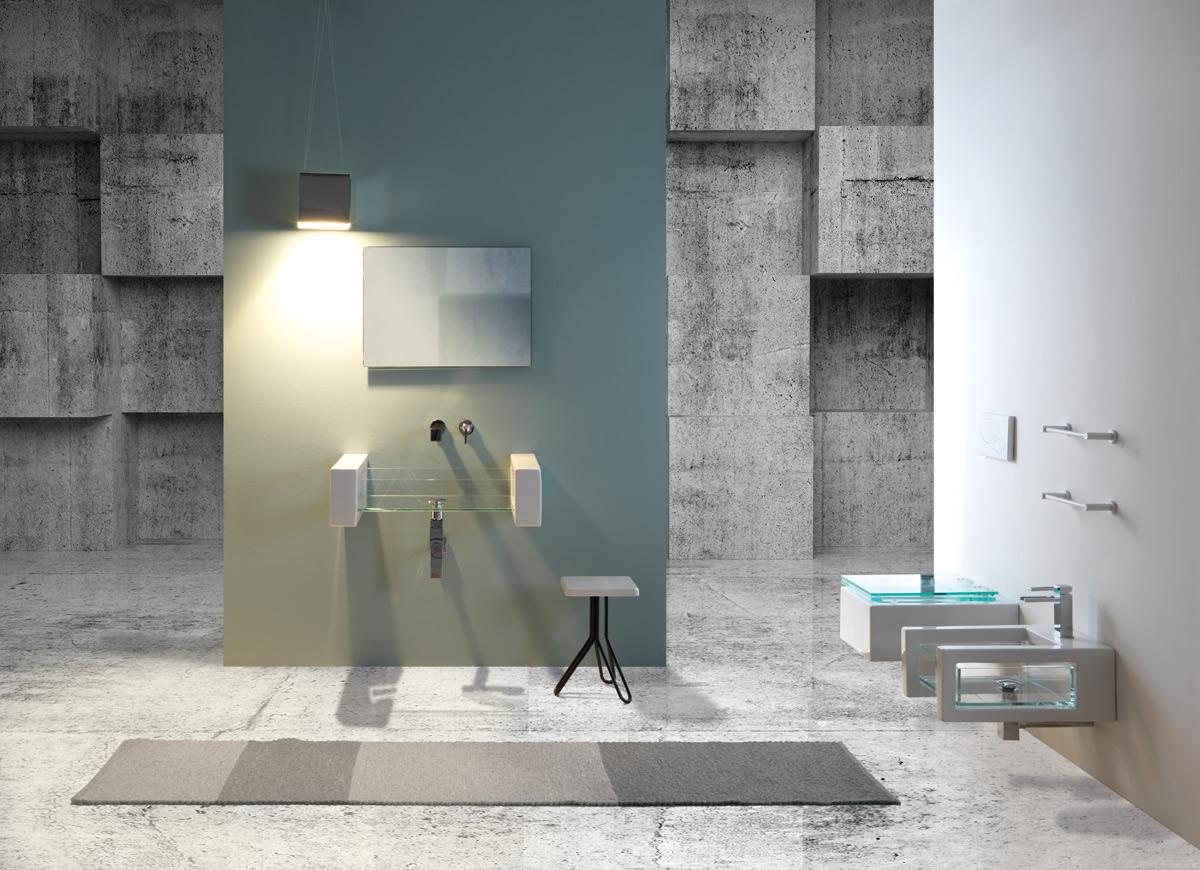 GLBISO1 Подвесное биде настенное GSG CERAMIC GLASS - Вид №2