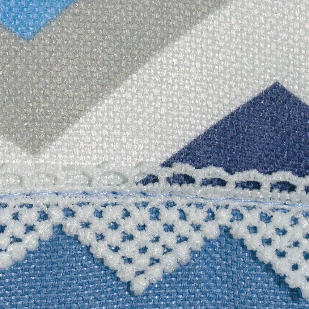 Штора на ленте «Бесконечность» 135х180 см жаккард цвет синий WITERRA STLM-2188102 - Вид №2