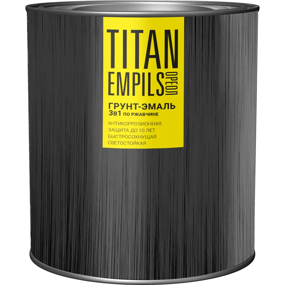 Грунт-эмаль по ржавчине Ореол Titan цвет серый 2.7 кг STLM-2054606 - Вид №1