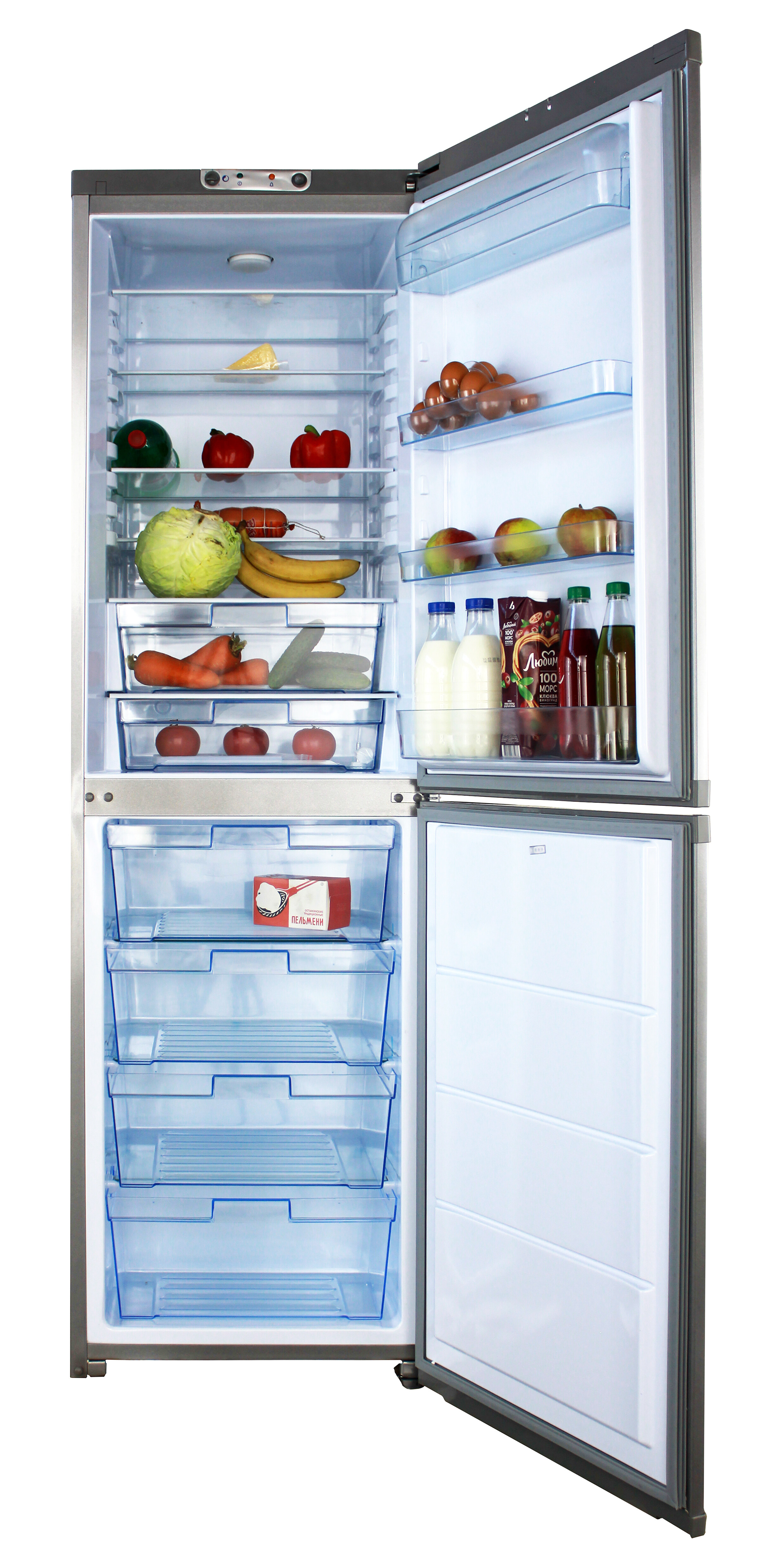 9017582 Холодильник с морозильником   ОРСК 177 MI серебристый STDN-0140869 - Вид №4