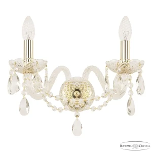 91920259 Настенный светильник Bohemia ivele crystal 83919 цвет золото STLM-1453755