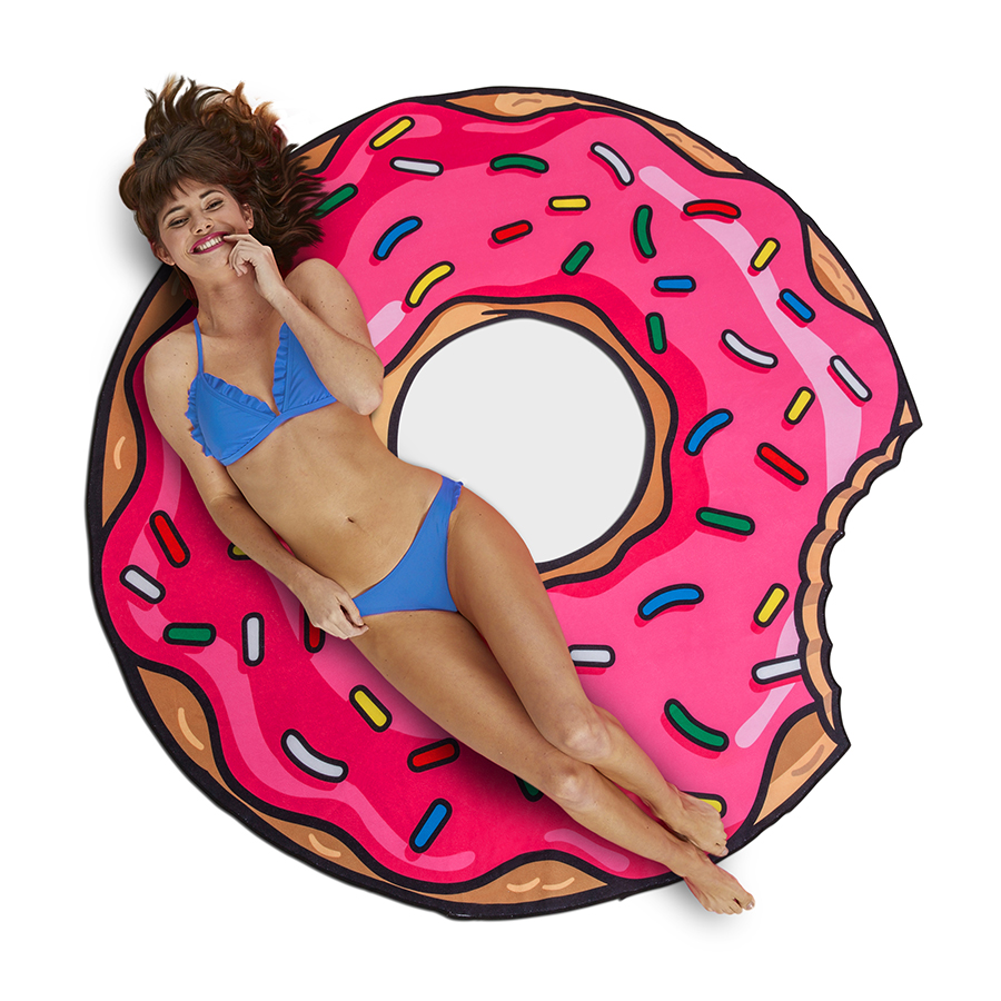 BMBTDO Покрывало пляжное , strawberry donut BigMouth  - Вид №2