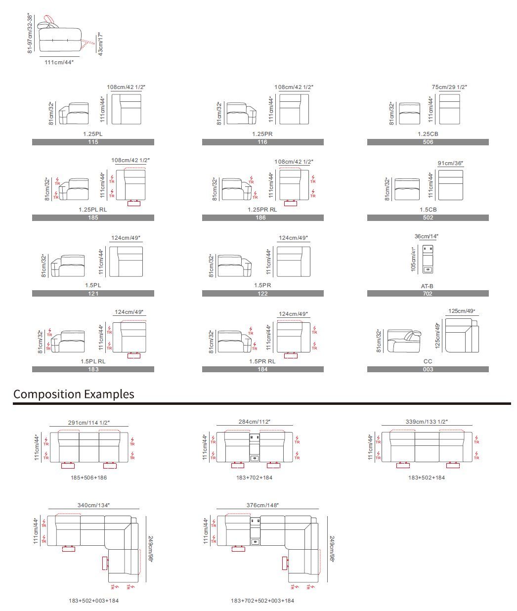 Кожаный угловой диван с электроприводом CAMPO DE' FIORI BLOOM ARCH-00109773 - Вид №16
