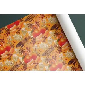 Упаковочная бумага «Нотки корицы» 70 см
