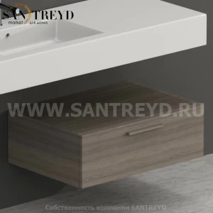 S07024CF Тумба с 1 ящиком 70 см цвет Дуб кофейный ARREDO WOOD Италия