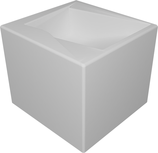 LAOZ421 Подвесная раковина настенная GSG CERAMIC