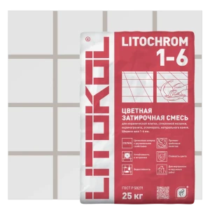 Затирка цементная Litokol 1-6 C.20 цвет светло-серый 25 кг 82253041 STLM-2033230