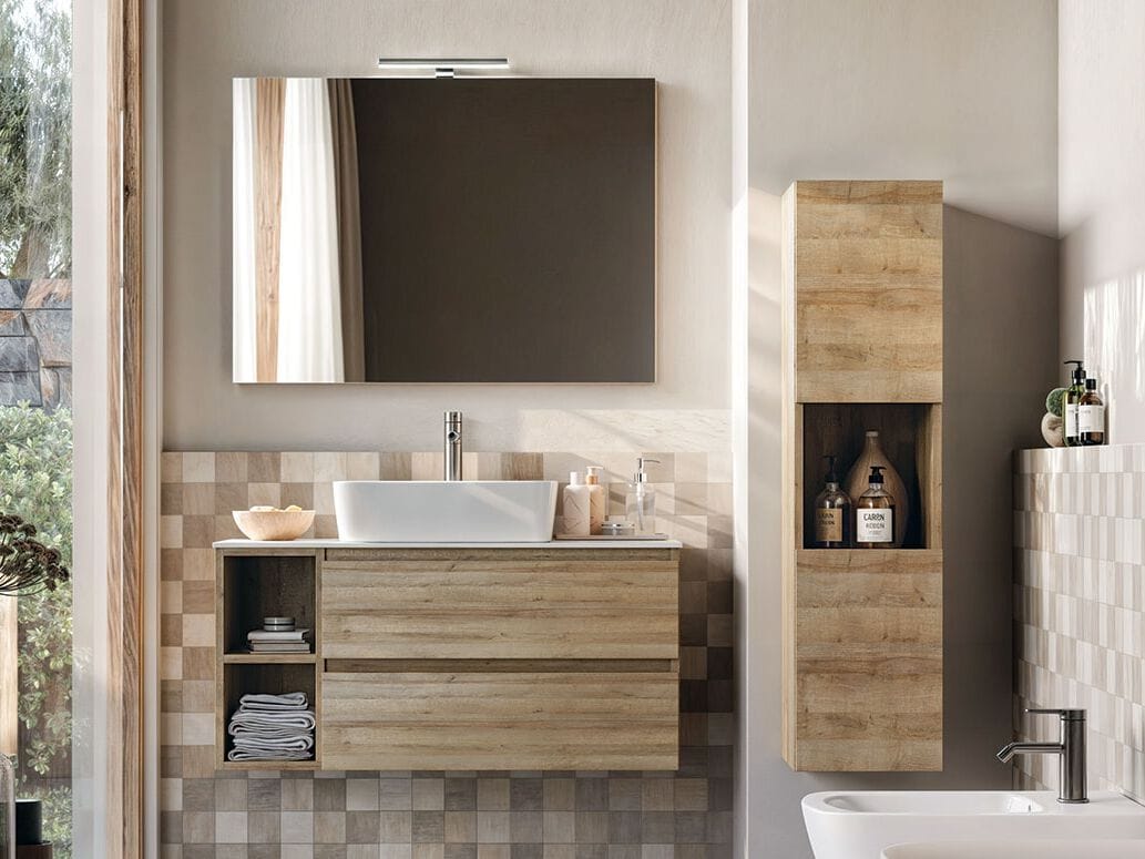 Деревянный подвесной умывальник с настенным креплением LEGNOBAGNO Экспресс ARCH-00062780