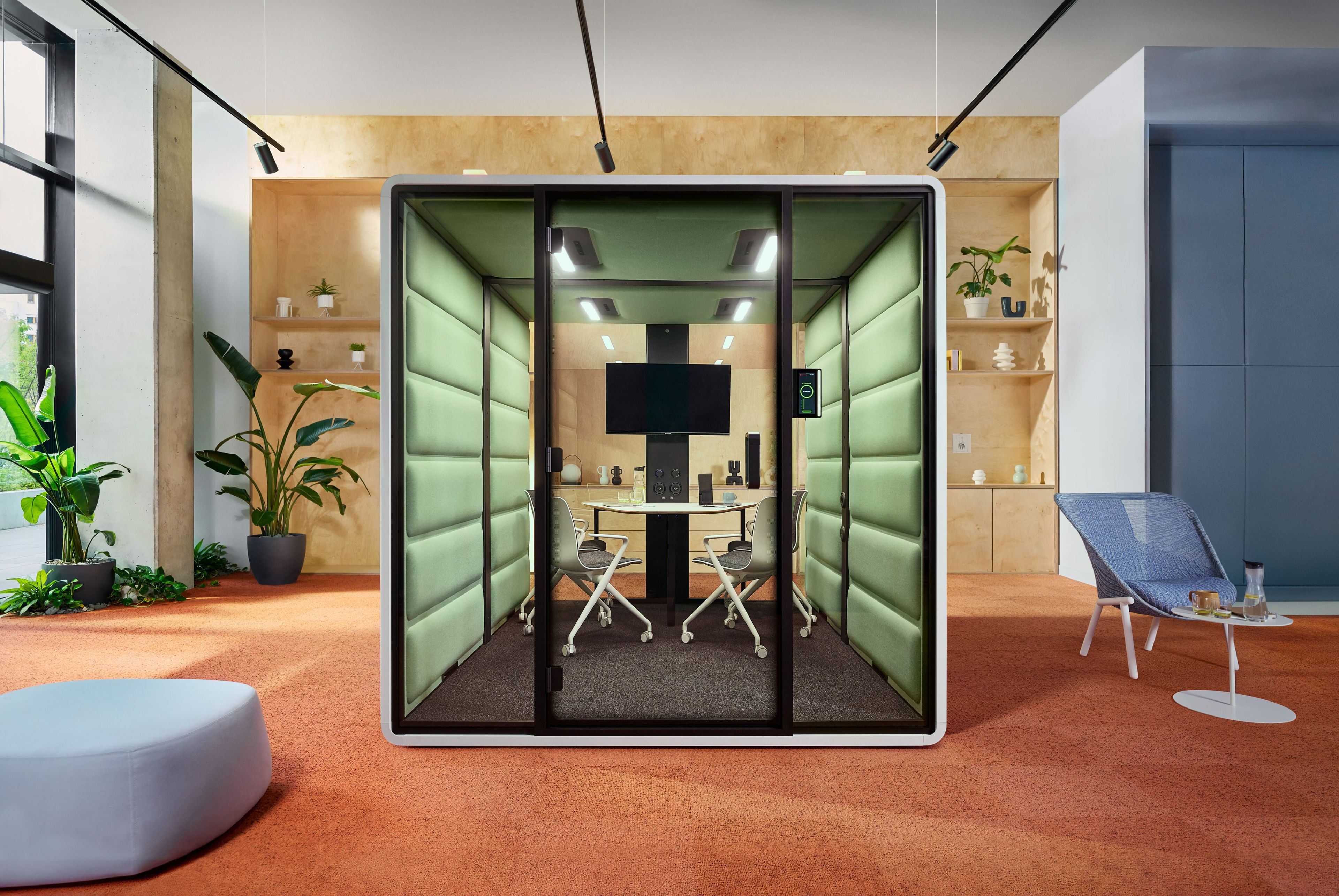 Мультимедийная многосторонняя акустическая офисная кабина Mikomax Smart Office HushFree ARCH-00131501 - Вид №1