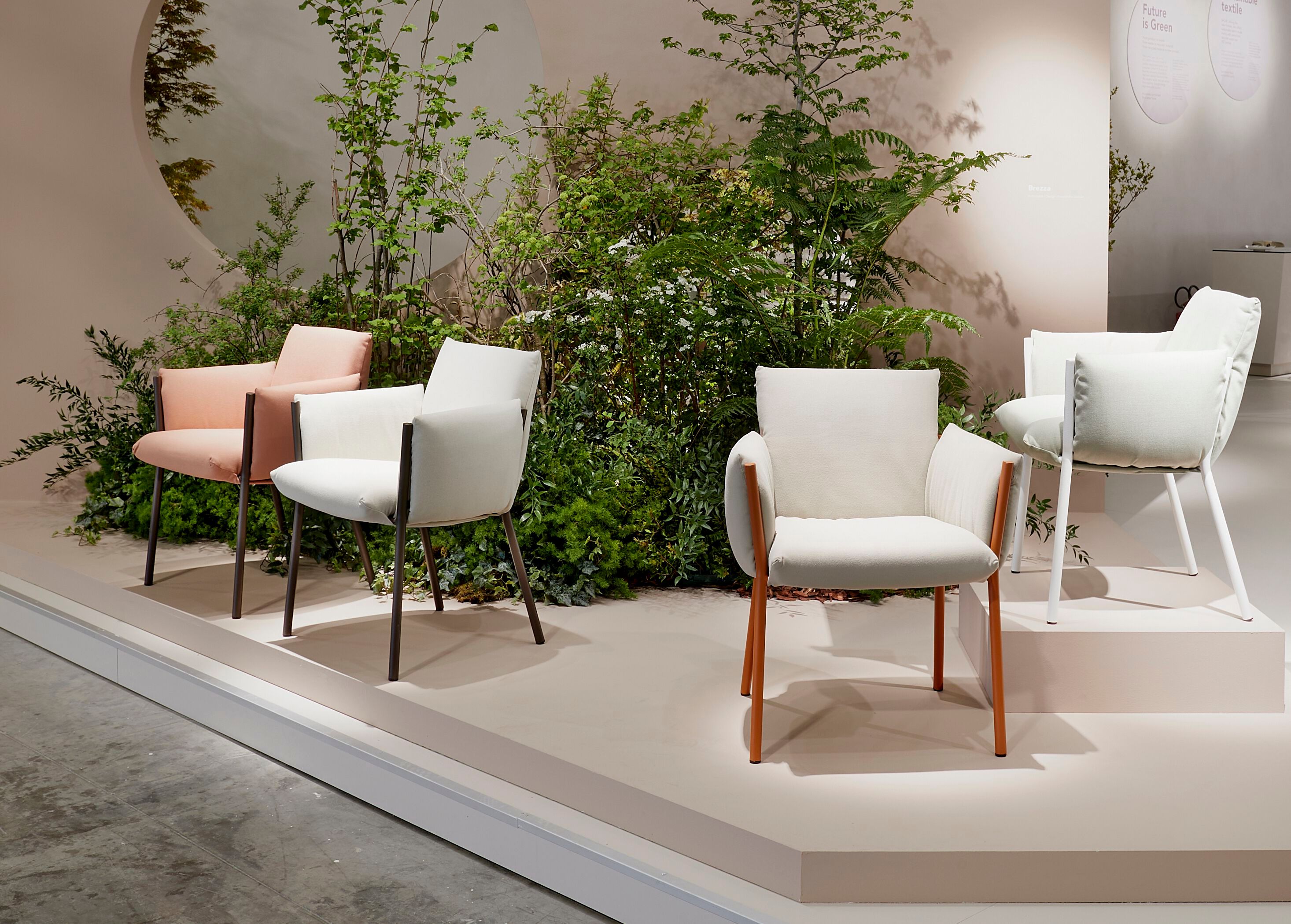 Тканевый мягкий садовый стул с подлокотниками S-CAB Breeze ARCH-00110792 - Вид №11