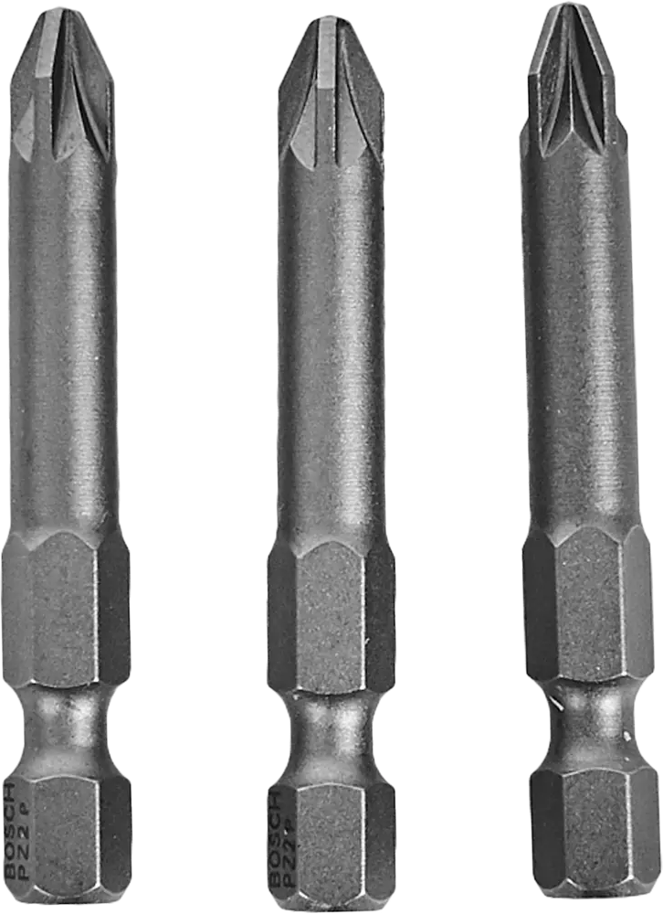 83433303 Бита крестовая Bosch Extra Hard 2607001577 PZ2x49 мм, 3 шт. STLM-0041353