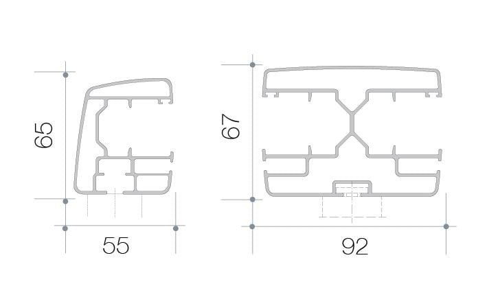 Навес с откидным верхом с боковыми направляющими HELLA TENDA PLUS ARCH-00035219 - Вид №5