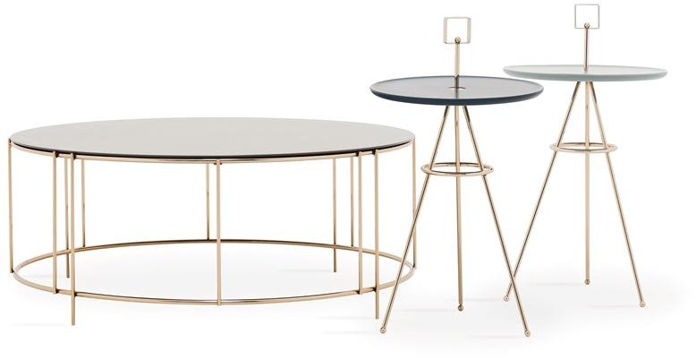 Enza Home Круглый деревянный журнальный столик Piedra sun-id-1432730 - Вид №2