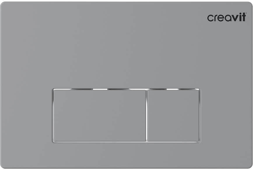 GP8002.00 Кнопка для инсталляции ARC серая матовая Creavit  - Вид №1