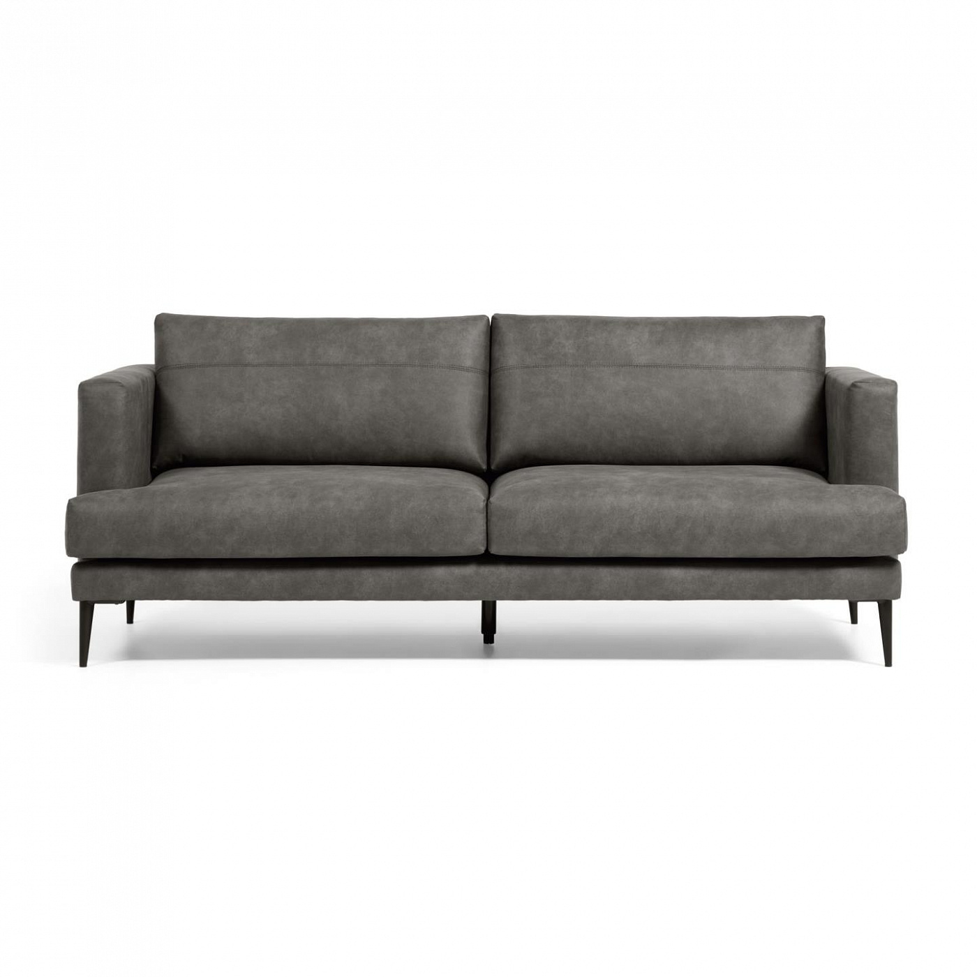 101653 Диван трехместный тёмно-серый 183 см La Forma Vinny 