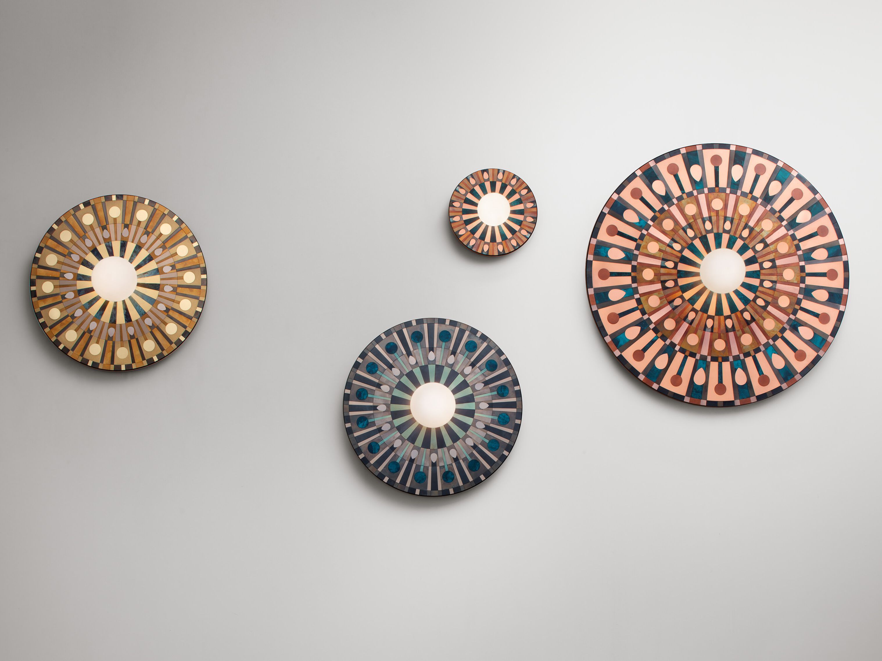 Металлический настенный светильник / потолочный светильник DE CASTELLI CALEIDE EON ARCH-00082891