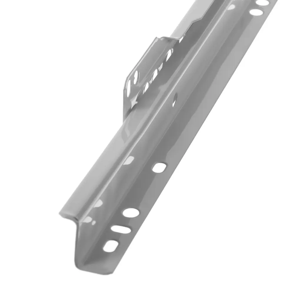 Направляющие роликовые DS 03W.1 400 мм, металл/пластик, цвет белый BOYARD STLM-2004348 - Вид №1