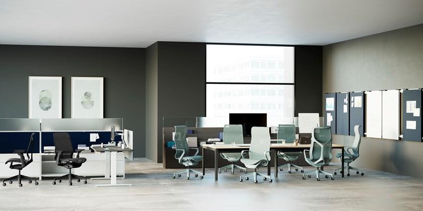 Herman Miller Эргономичное офисное кресло со средней спинкой Cosm sun-id-1469310 - Вид №14