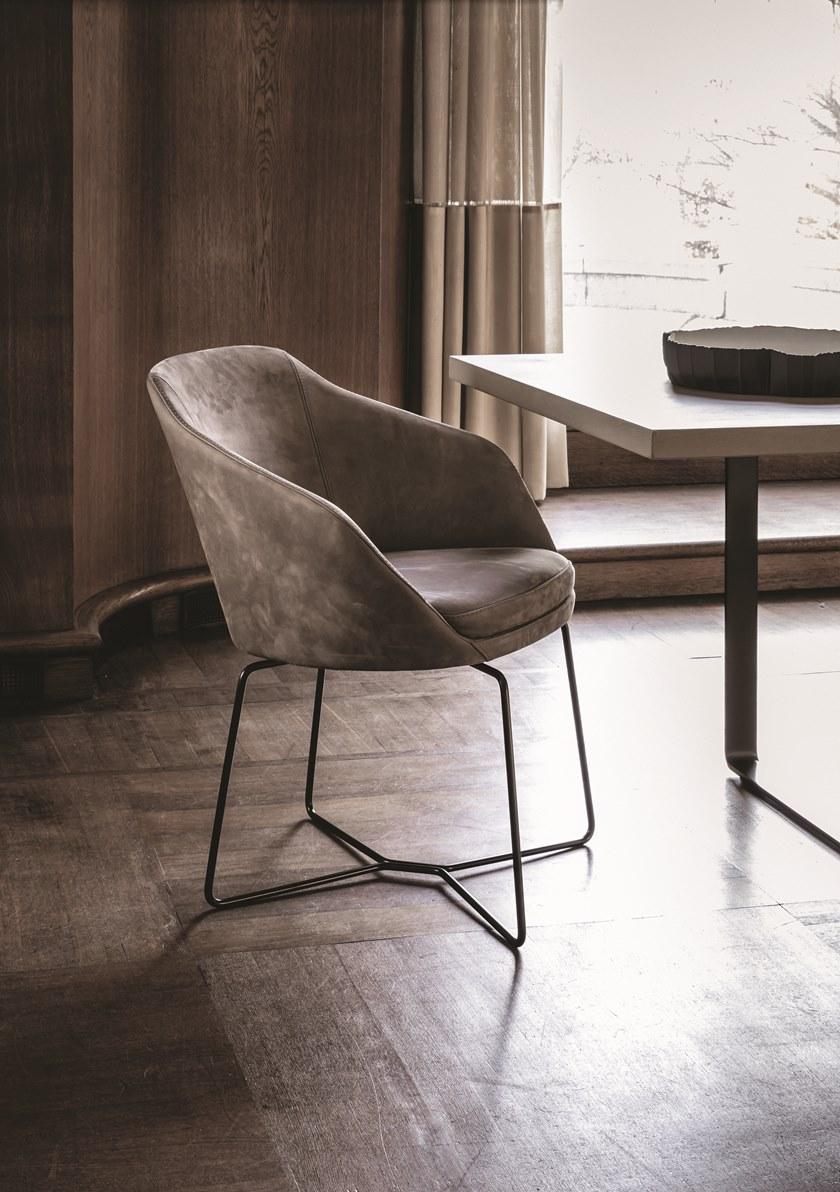 Vibieffe Стул из ткани или кожи с подлокотниками 9400 ribbon sun-id-1515916 - Вид №1