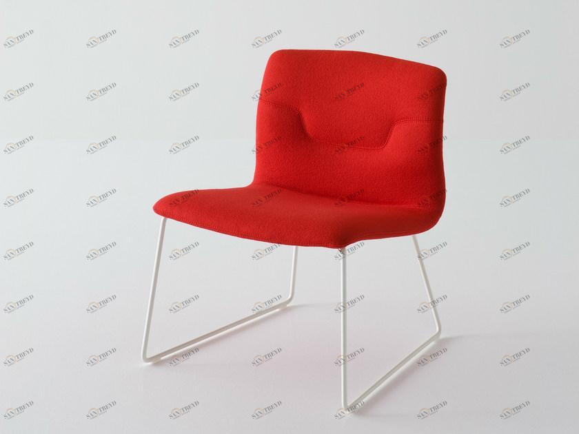 GABER Санный стул с обивкой из ткани Slot sun-id-1504874