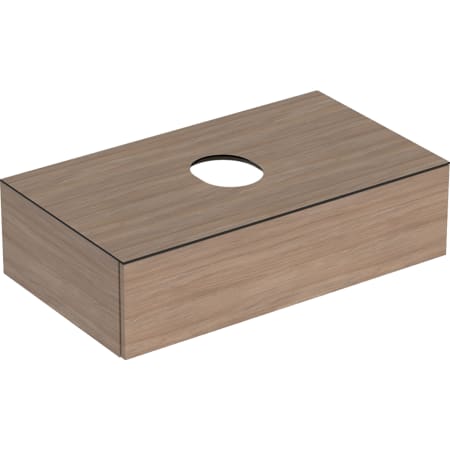 501.165.00.1 Шкафчик для накладной раковины Geberit VariForm, с одним выдвижным ящиком, полкой и сифоном Geberit  - Вид №11