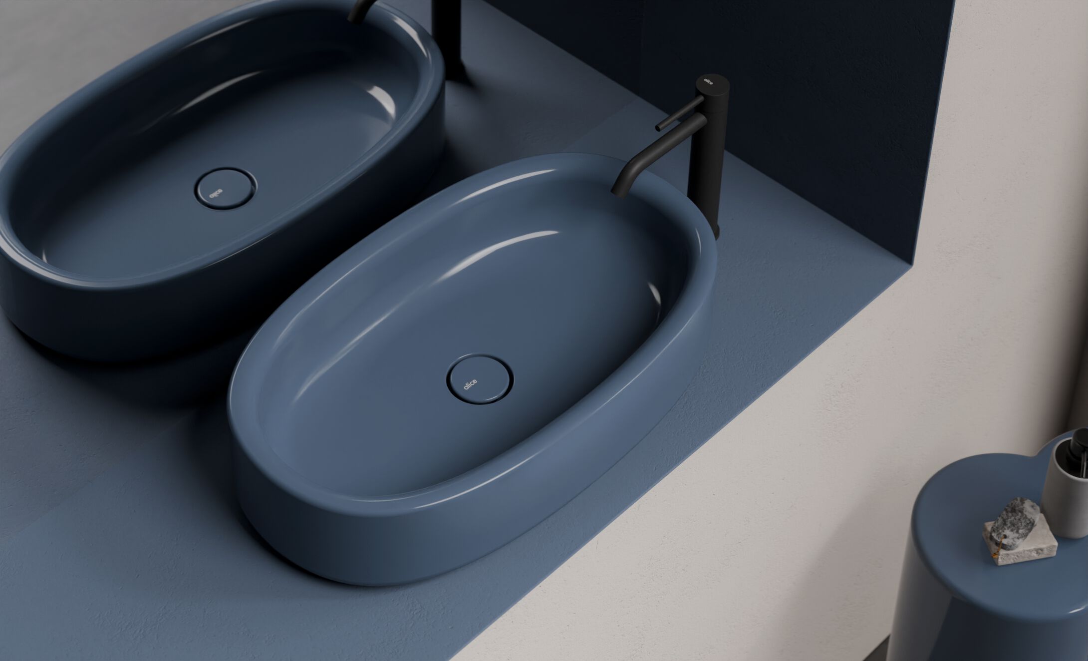 Керамическая раковина с одной столешницей Alice Ceramica Idilla ARCH-00149368 - Вид №2