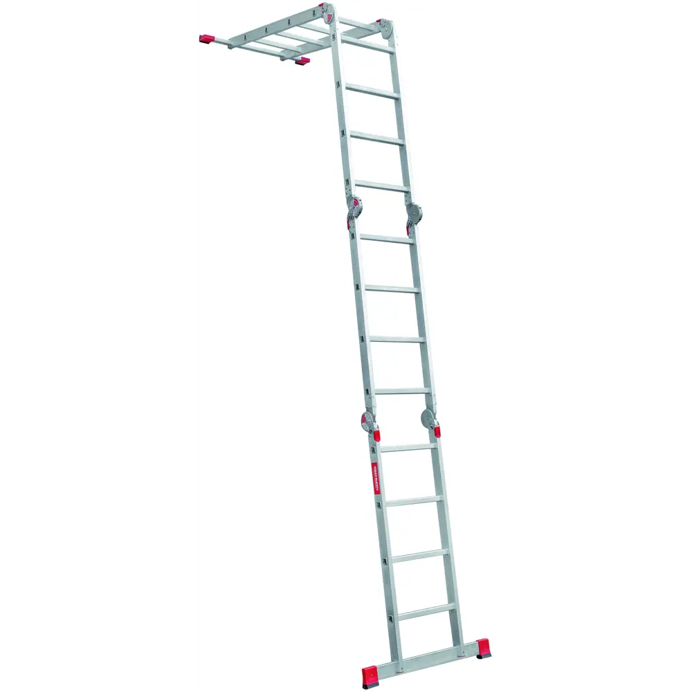 Лестница-трансформер 4-секционная Новая Высота до 4.5 м 4 ступени STLM-2081483 - Вид №1