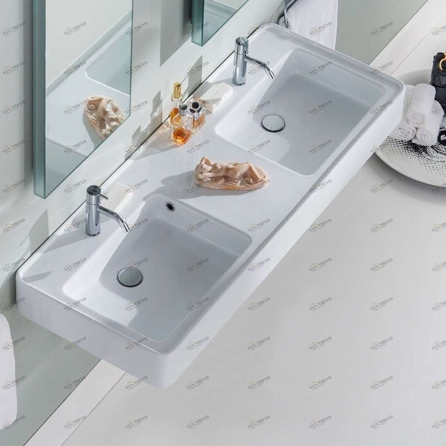 46063 Подвесная раковина настенная овальная Rapsel  белая 